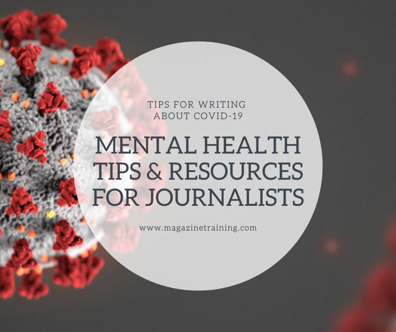 Mental health tips for journalists Magazine Training International
