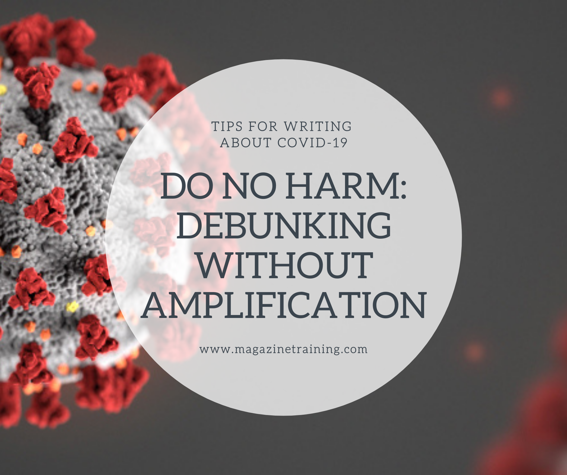 debunking without amplification
