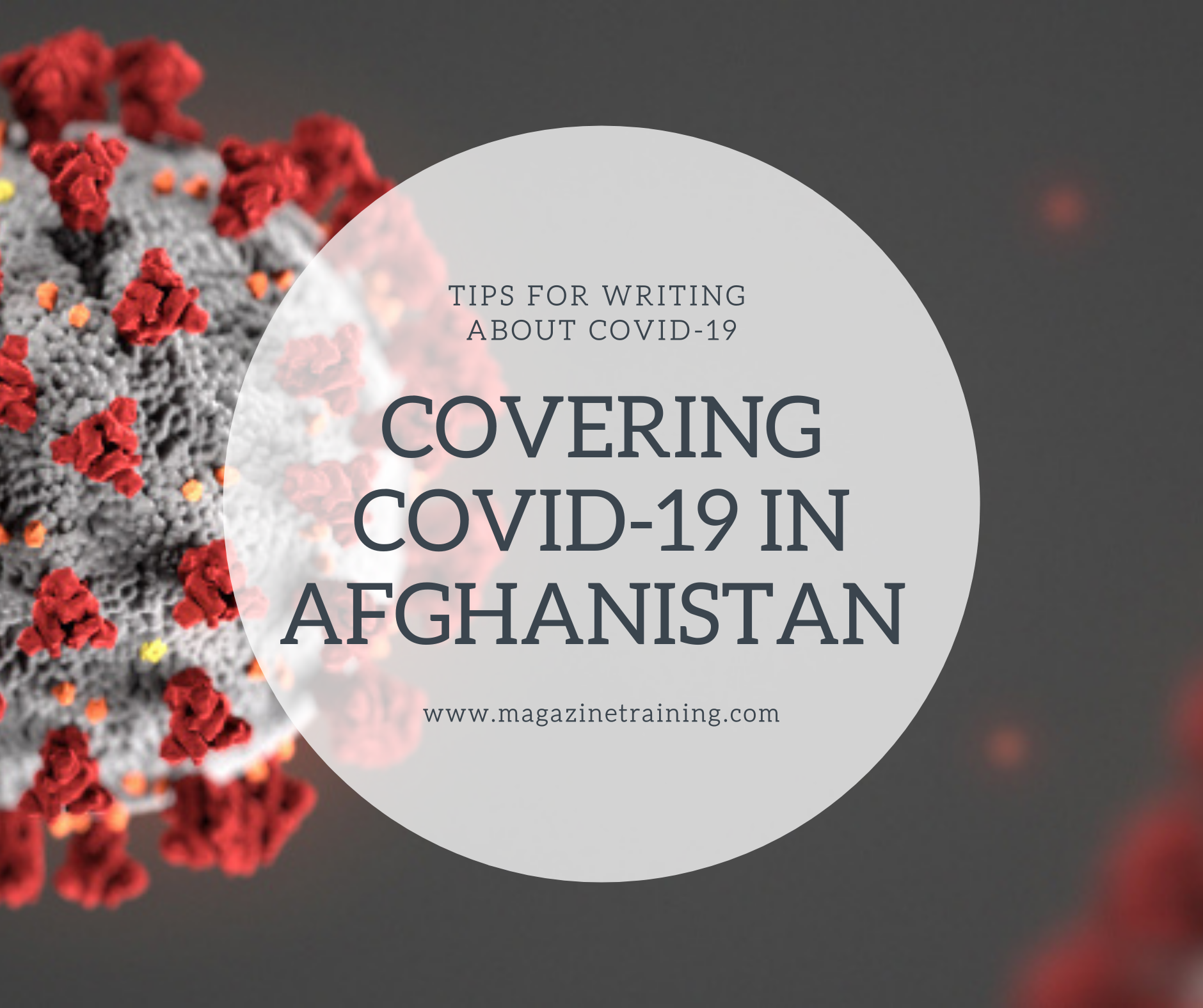 covering COVID-19 in Afghanistan