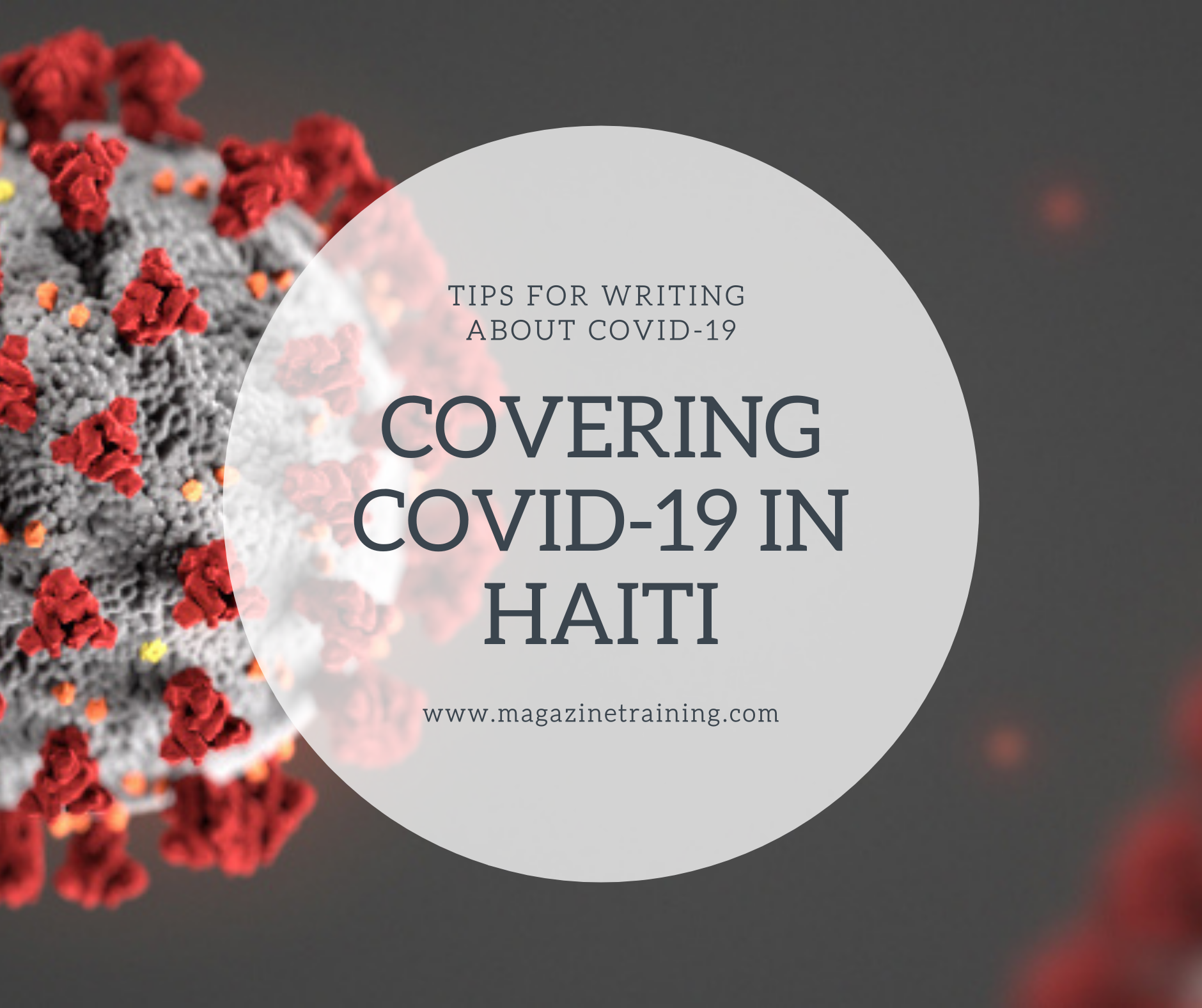 covering COVID-19 in Haiti