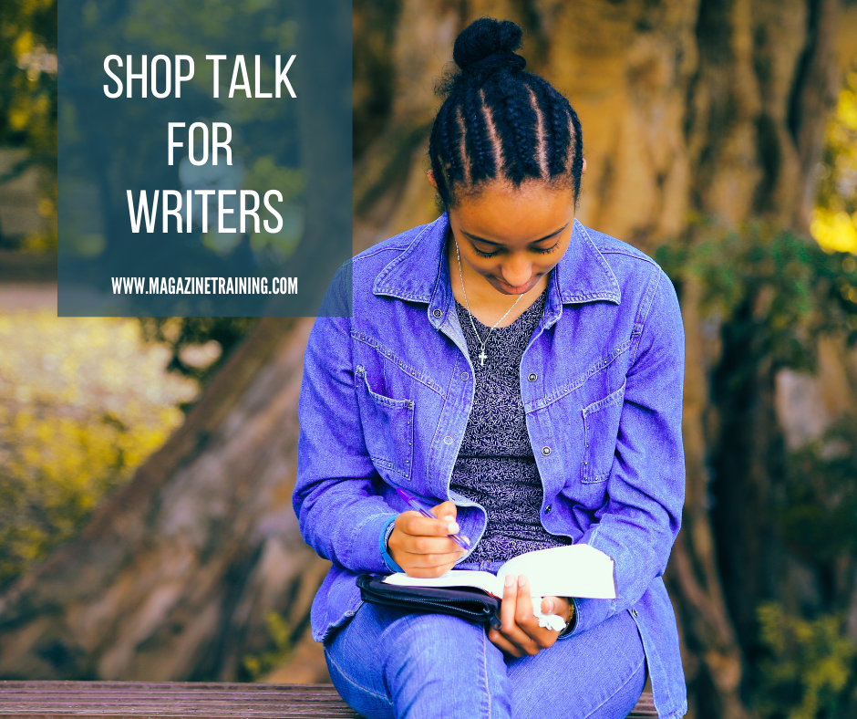 SHOP talk for writers