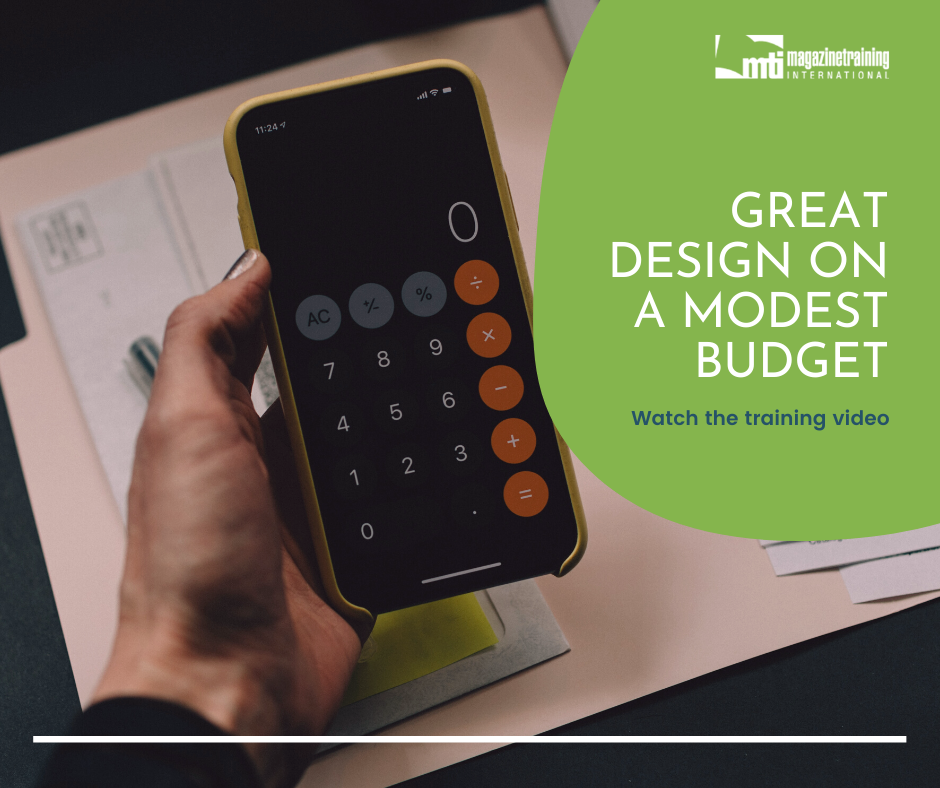 design on a modest budget
