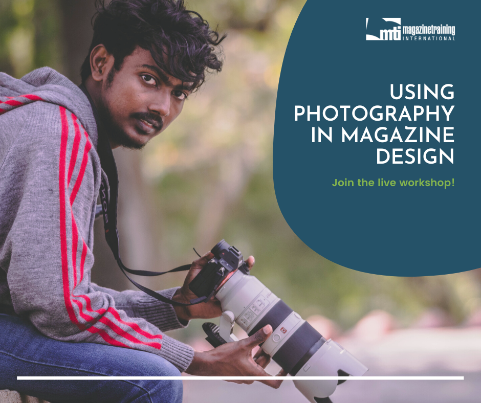 photography in magazine design