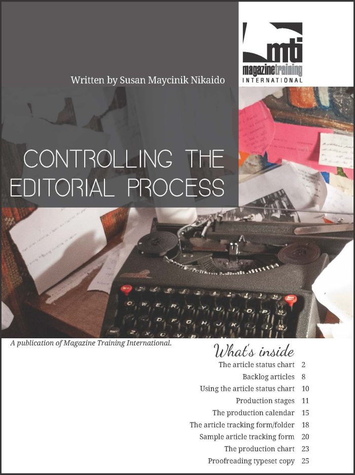 editorial process