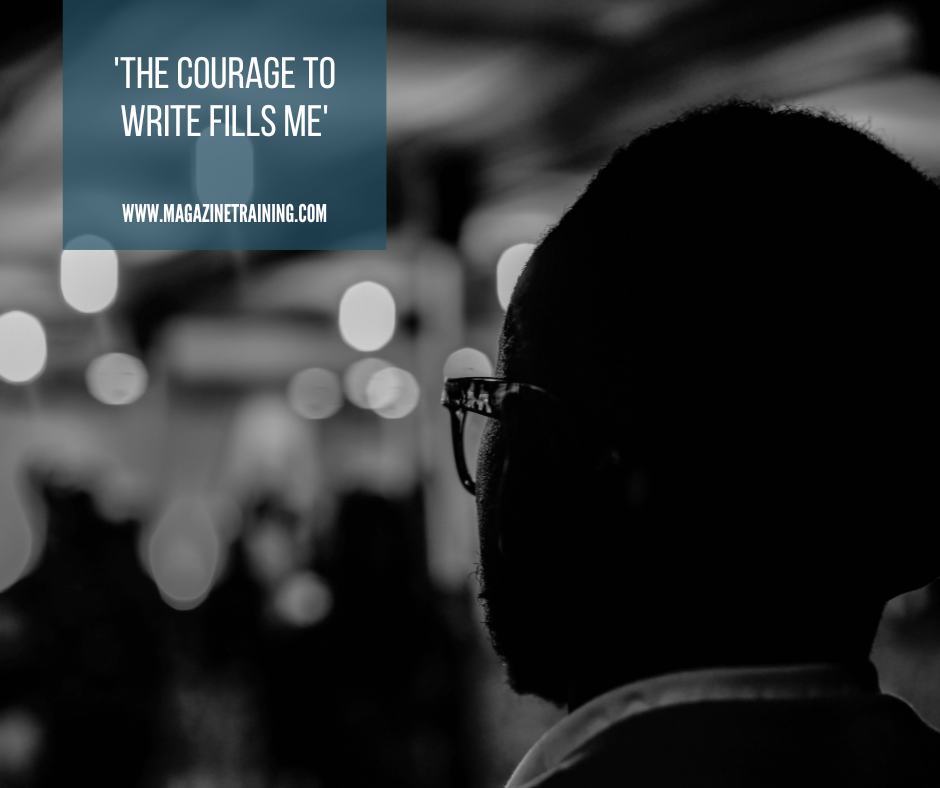 courage to write