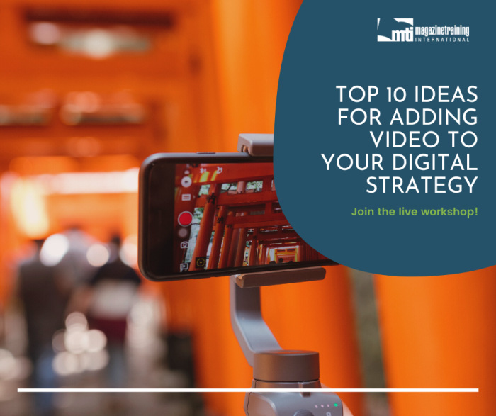 video in digital content strategy