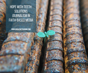 faith-based solutions journalism