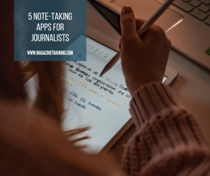 note-taking apps for journalists